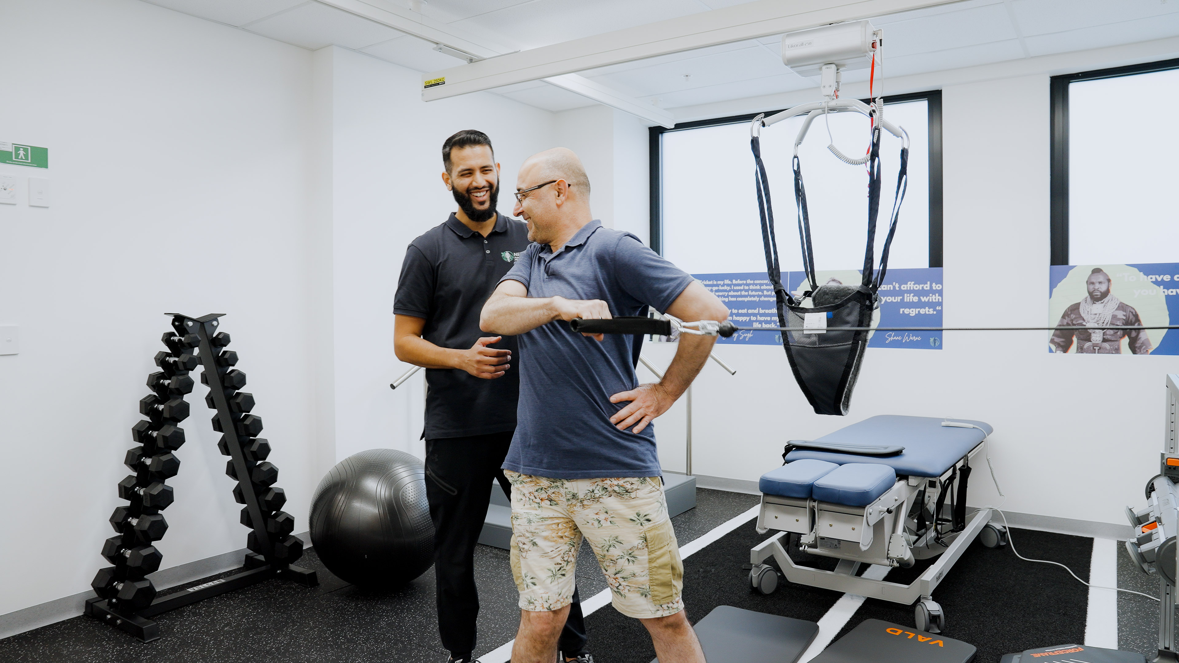 Clinical exercise program at Nepean Advanced Rehab gym
