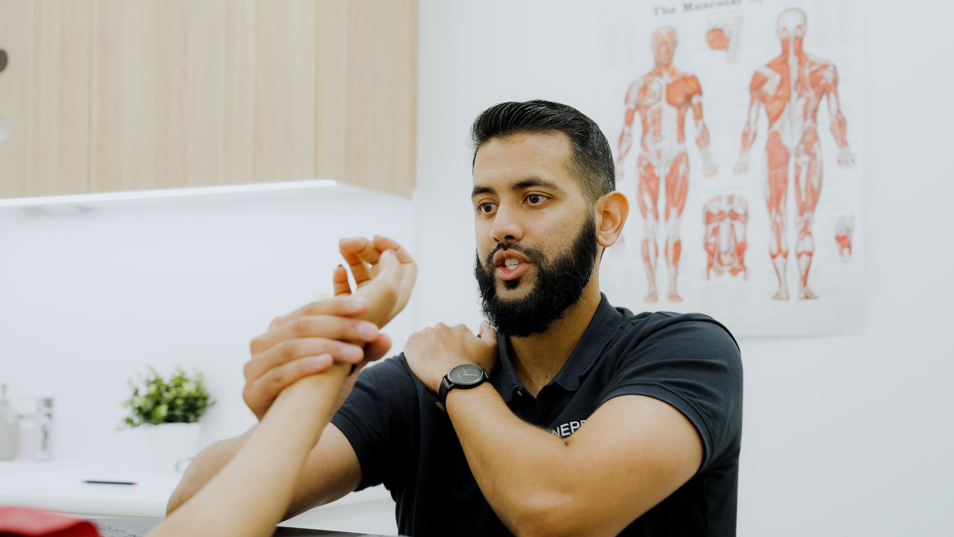 Hand therapy session at Nepean Advanced Rehab clinic