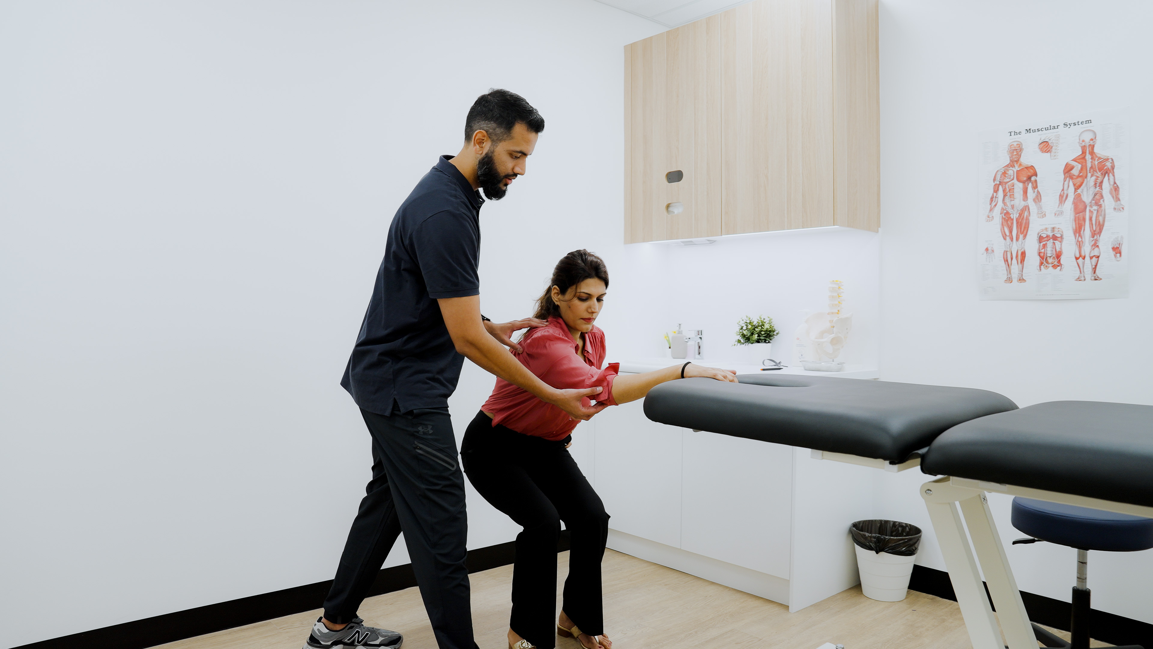 Joint mobilisation physiotherapy technique at Nepean Advanced Rehab