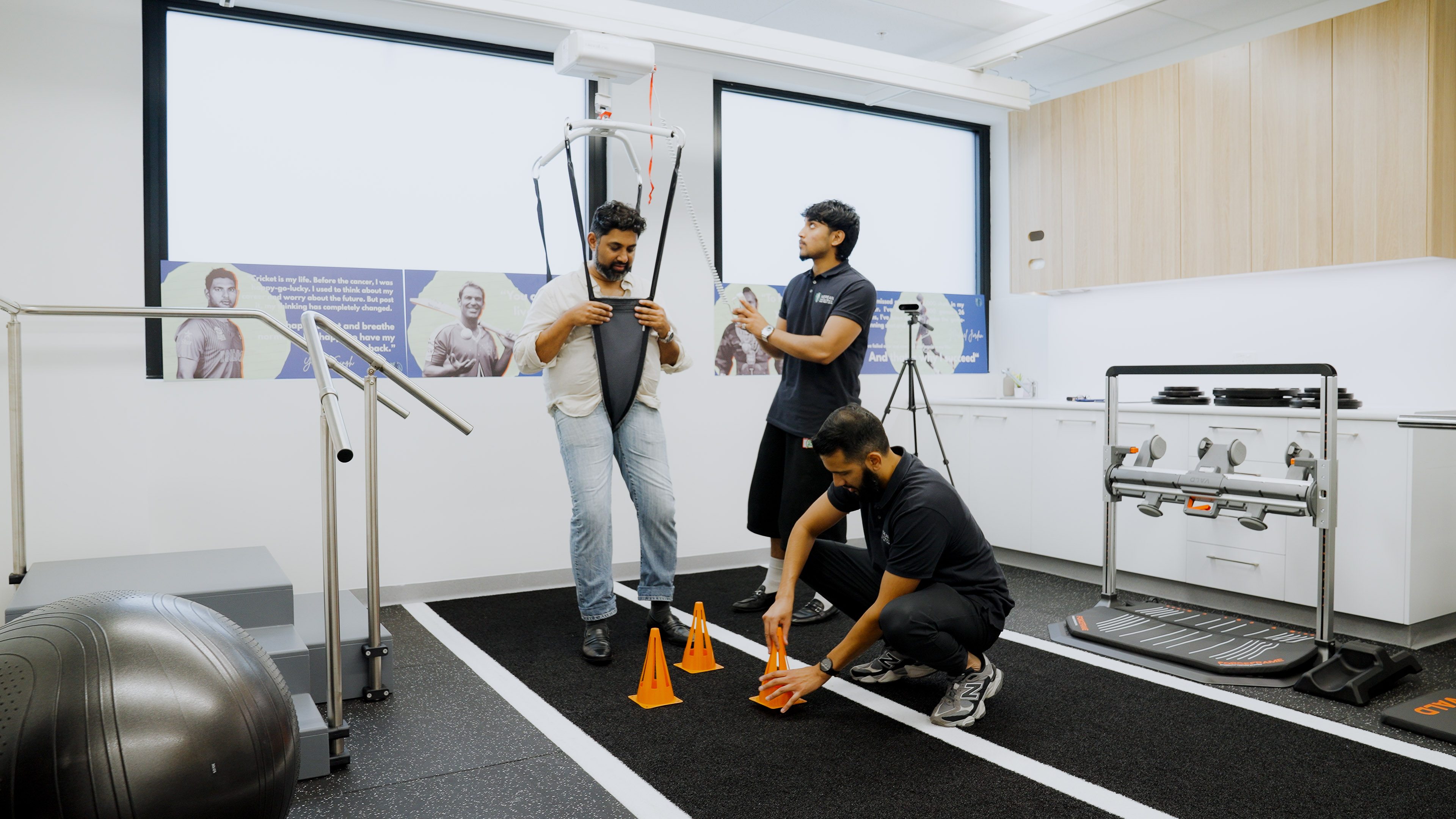Posture and rehabilitation exercise at Nepean Advanced Rehab