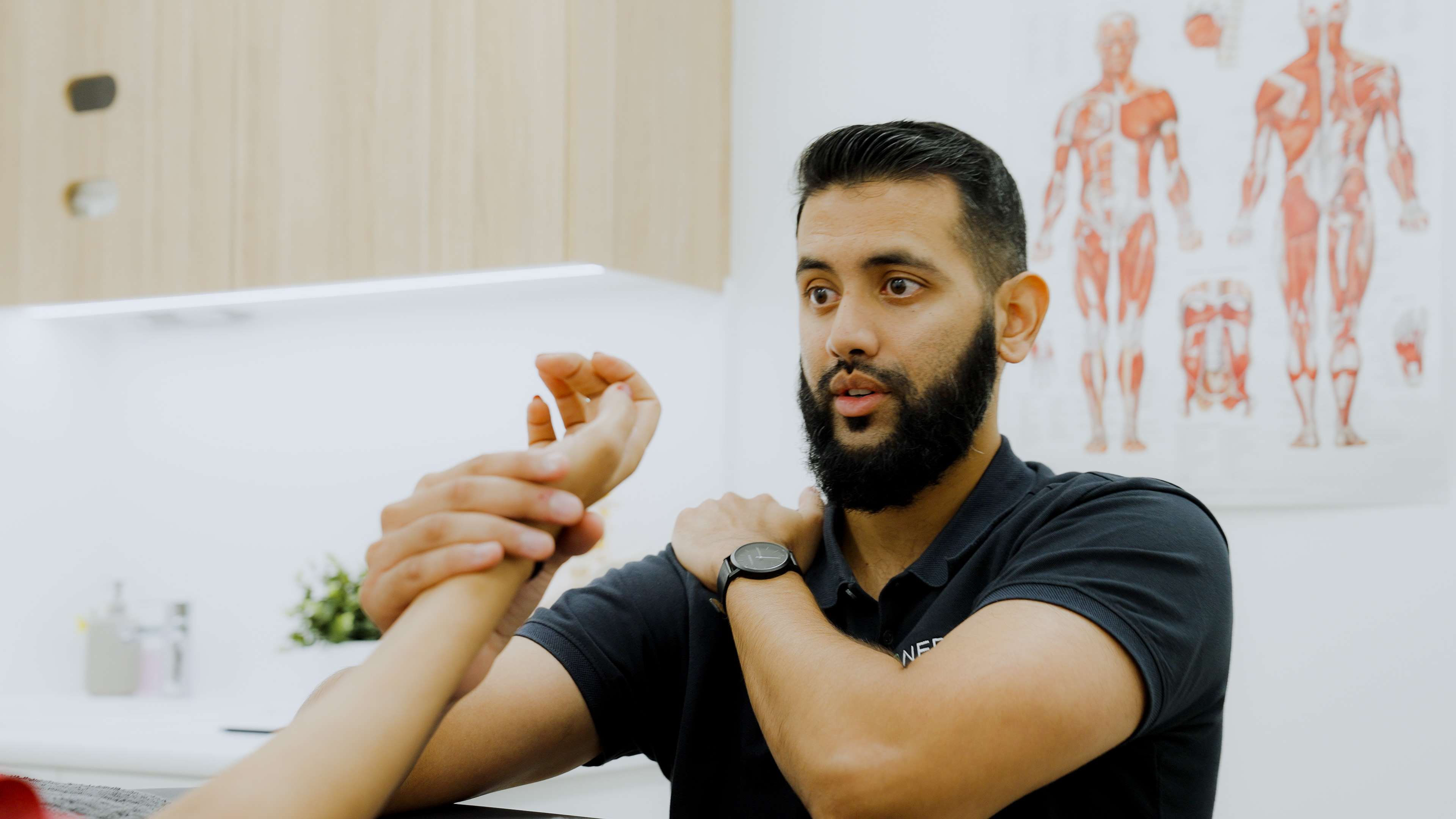 Upper limb physiotherapy therapy session at Nepean Advanced Rehab
